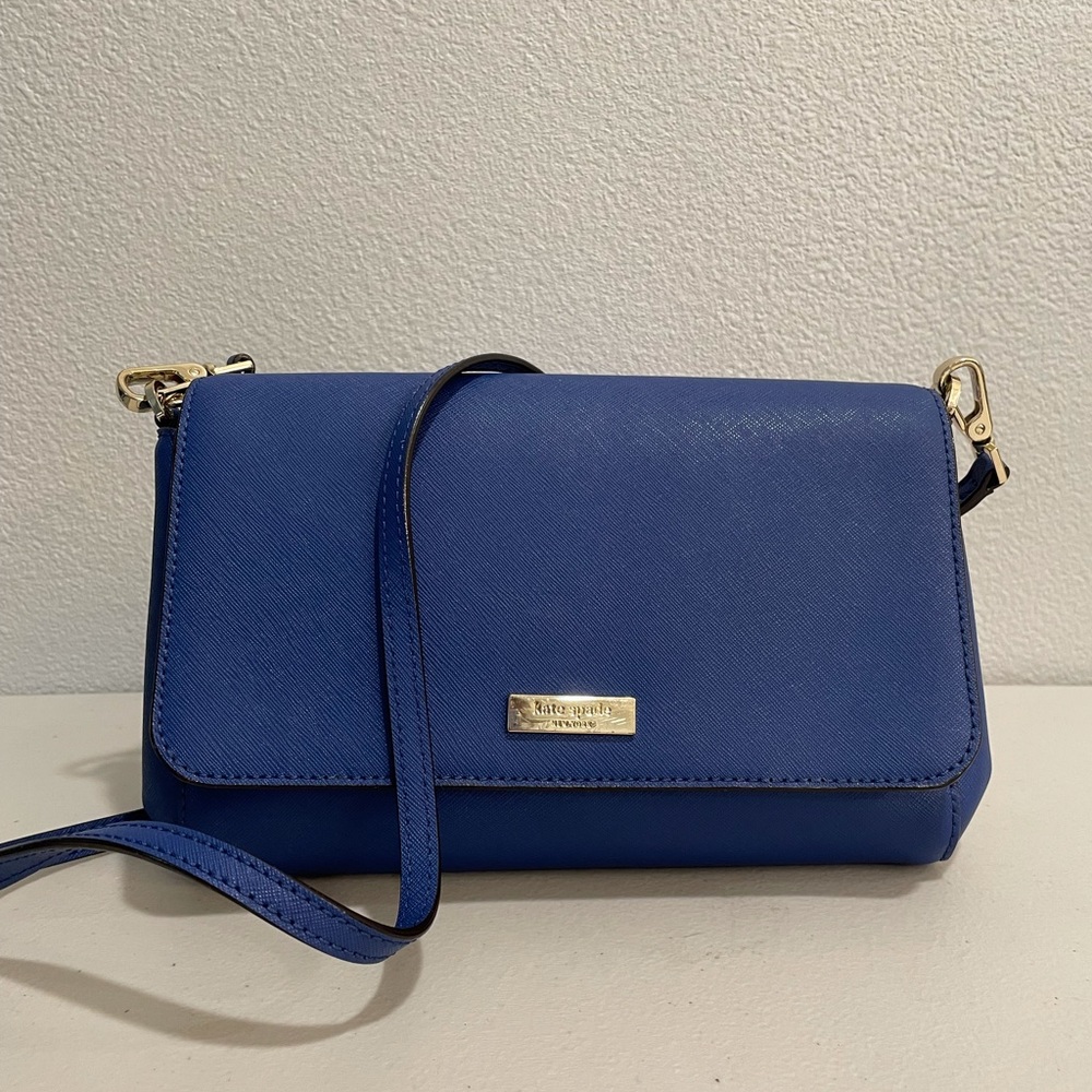 Kate Spade Crossbody Bag - Royal Blue Leather